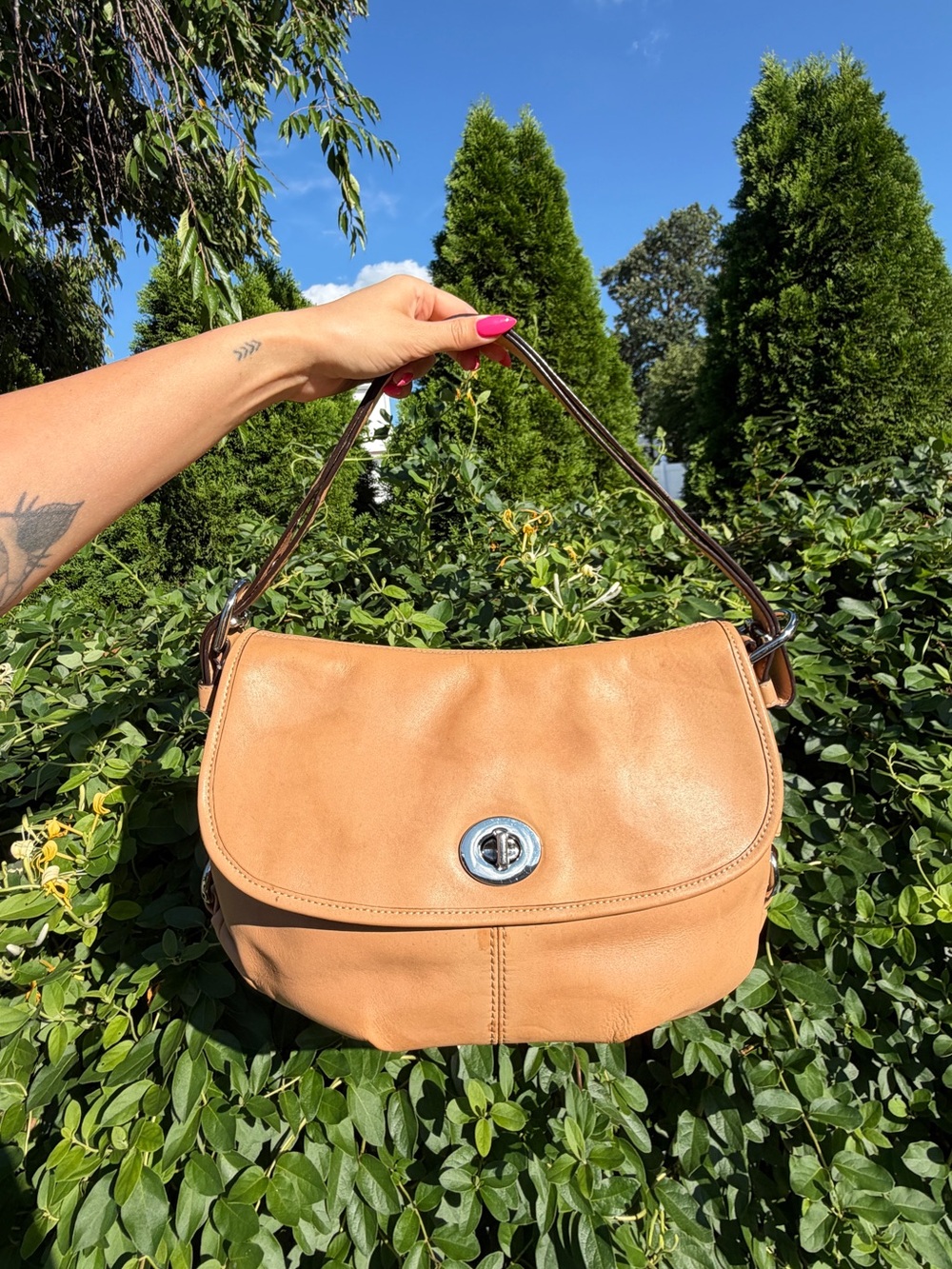 Vintage Y2K Coach Legacy Flap Duffle F15170 Convertible Shoulder Crossbody Bag